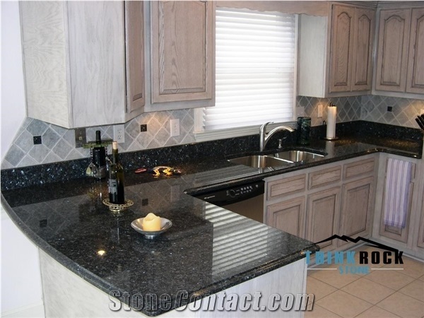 Prefab Blue Pearl Granite Countertops