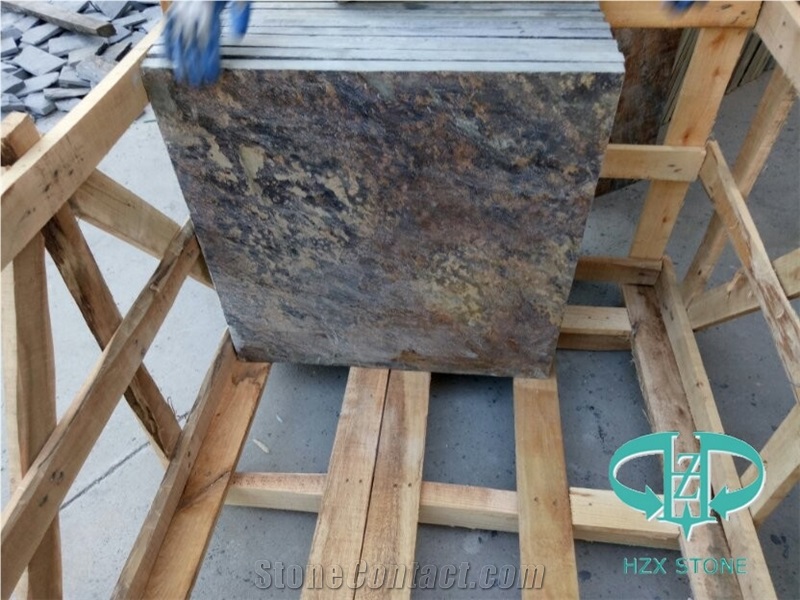 Rust Slate Tiles for Outdoor Decoration