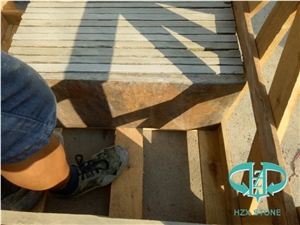 Rust Slate Tiles for Outdoor Decoration