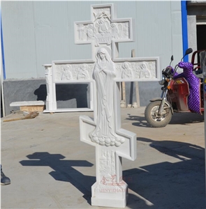 Santa Maria Cross Sculpture Furnishing Articles