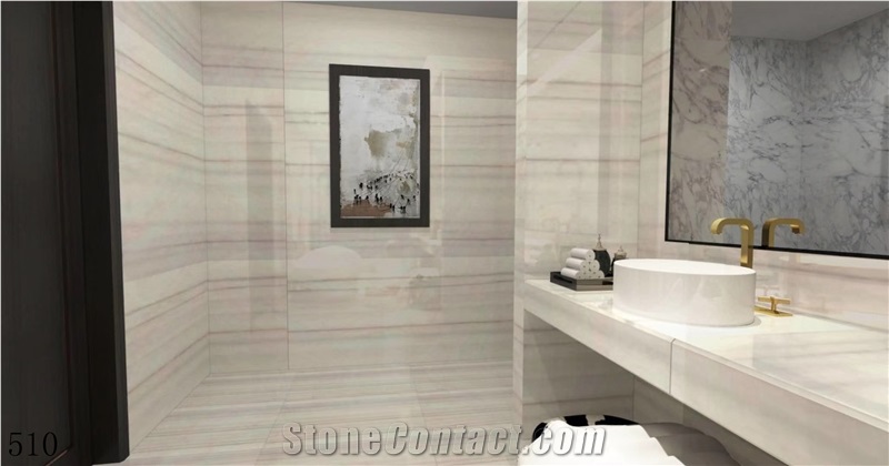 Spain Blanco Tranco Marble Slab Wall Floor Tiles