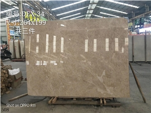 Turkey Cappucino Marble Slab Wall Floor Tiles Use