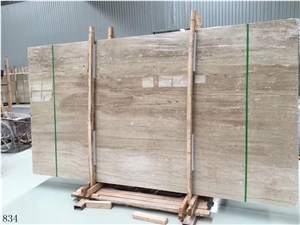 Turkey Dino Beige Marble Slab Wall Floor Tiles Use