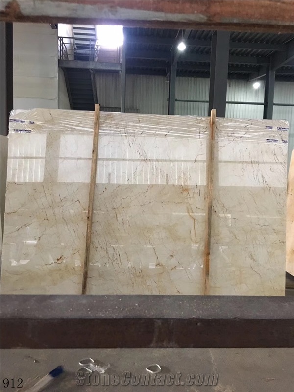 Turkey Golden River Marble Slab Wall Floor Tiles