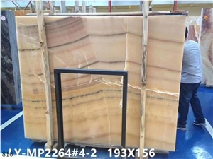 Turkey Yunus Emre Onyx Slab Wall Floor Tiles Use