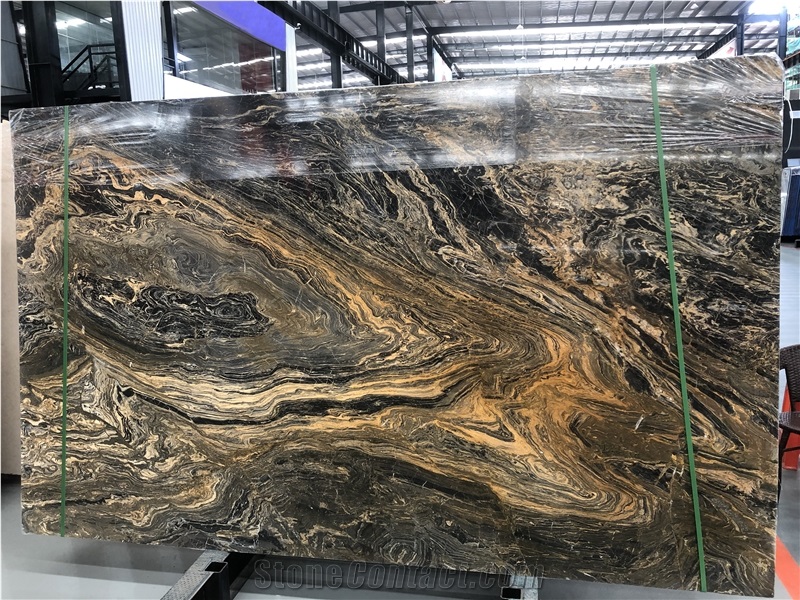 Van Gogh Marble Iran Multi-Colors Polished Slabs