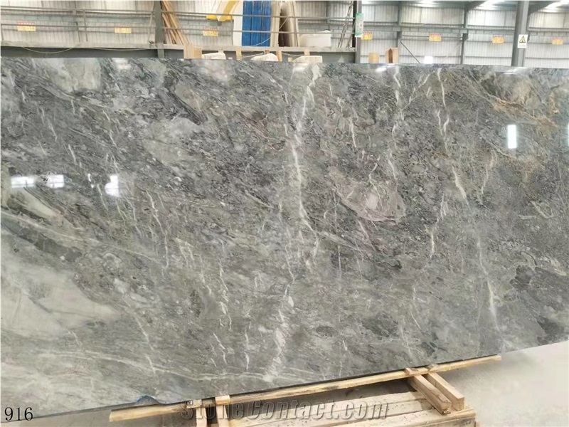 Vienna Grey Marble Slab Wall Floor Tiles