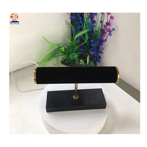 Fashion Black Marble Base and Watch Window Display
