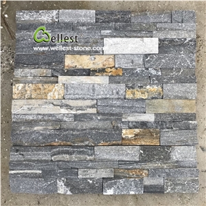 Blue and Rustic Slate Quartzite Wall Stone