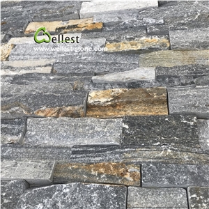 Blue and Rustic Slate Quartzite Wall Stone