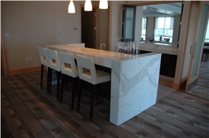 Calacatta Gold Marble Commercial Bar Counter Top