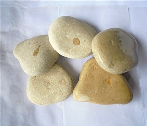 Natural Tan Pebble Flat, Indonesia Natural Stone