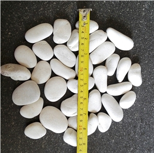 Natural White Pebble Flat, Loose Indonesia Pebble Natural White Pebble Flat, Loose Indonesia Pebble