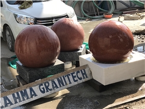 Rolling Sphere Fountain,Granite Garden Fountain
