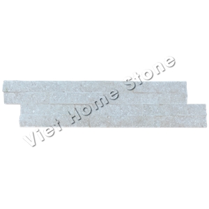 Crystal White Split Marble Wall Cladding