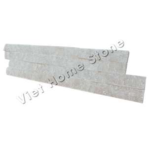 Crystal White Split Marble Wall Cladding