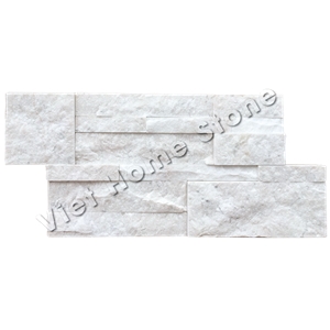 Mixed Chips Milky White Wall Cladding Panel