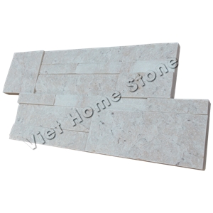 Mixed Chips Milky White Wall Cladding Panel
