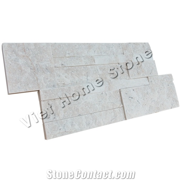 Mixed Chips Milky White Wall Cladding Panel