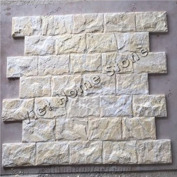 Mushroom Yellow Nghe an Marble Wall Cladding Panels