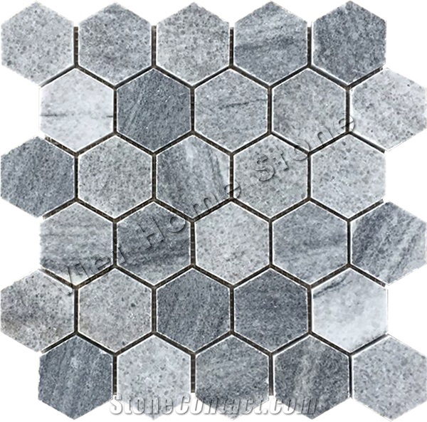 Polished Pure Black Mosaic Tile