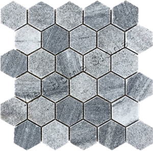 Polished Pure Black Mosaic Tile