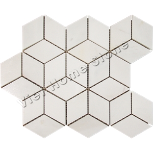 Pure Crystal White Marble Mosaic