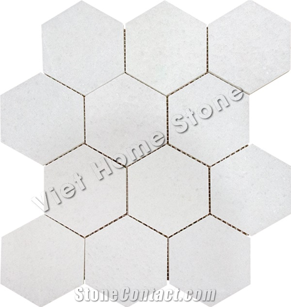 Pure Crystal White Marble Mosaic