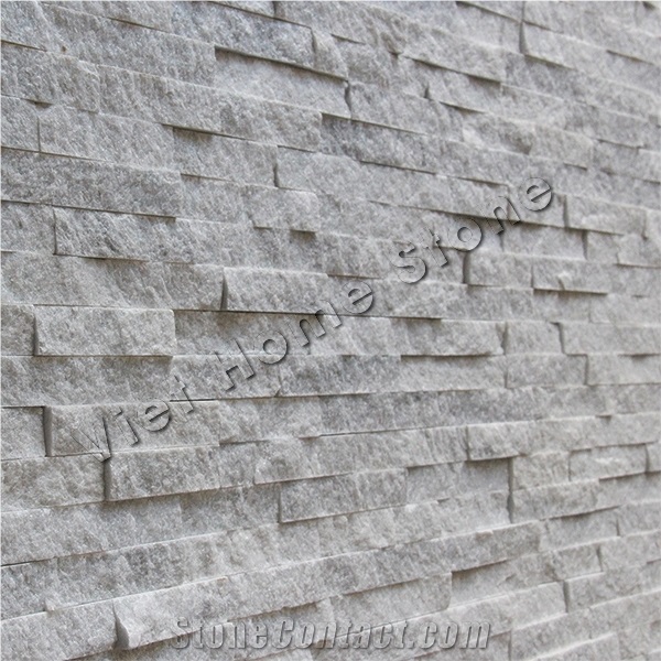 Slit Mouse Grey Marble Wall Cladding Panel