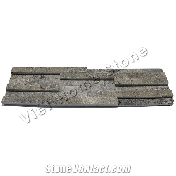 Split Multicolor Marble Wall Cladding Panel