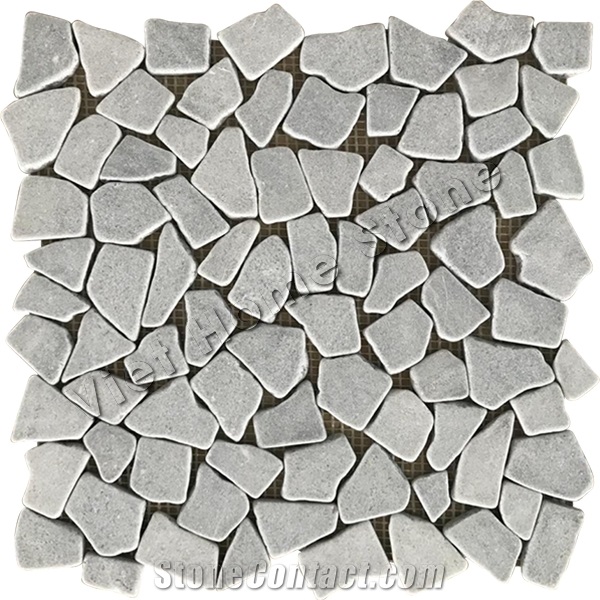 Tumbled Pebble Mosaic Flooring