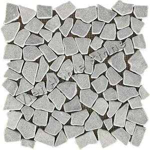 Tumbled Pebble Mosaic Flooring