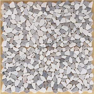 Tumbled Pebble Mosaic Flooring