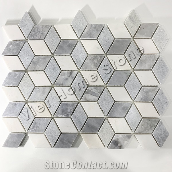 Vietnam 3d Polished Marble Mosaic Tile