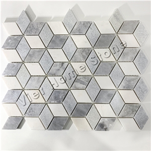 Vietnam 3d Polished Marble Mosaic Tile