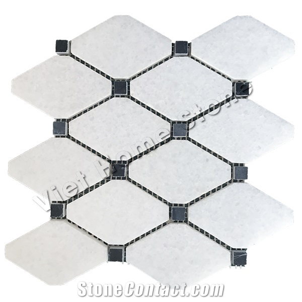 Vietnam 3d Polished Marble Mosaic Tile