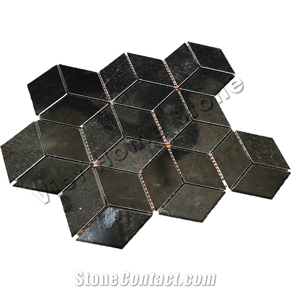 Vietnam 3d Polished Marble Mosaic Tile