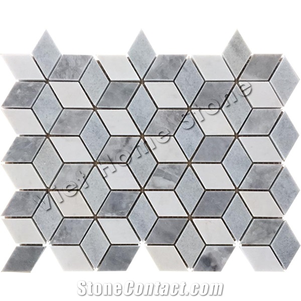 Vietnam 3d Polished Marble Mosaic Tile