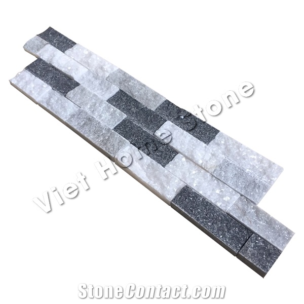 Vietnam Mixed 3 Colors Marble Stacked Stone