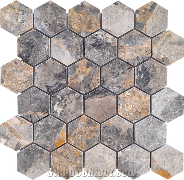 Vietnam Multicolor Marble Mosaic Tile
