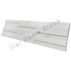Vietnam Polished Milky White Marble Wall Panel
