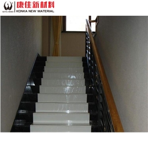 White Nano Crystallized Glass Stone for Stairs