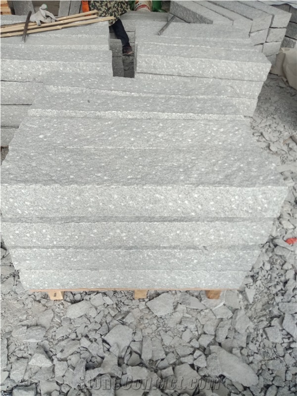 G603 Sesame White Rough Picked Pineappled Kerb