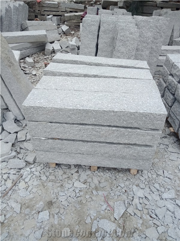 G603 Sesame White Rough Picked Pineappled Kerb