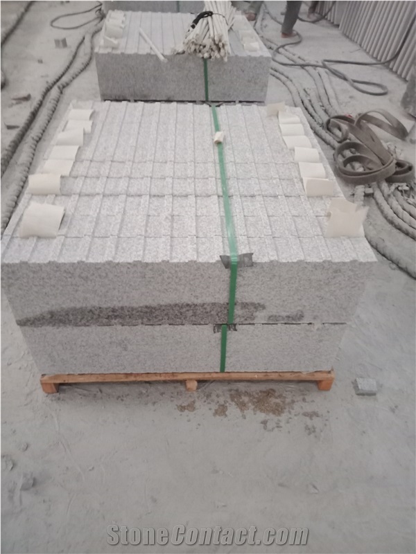 G655 Hazel White Granite Flamed Paving Stone