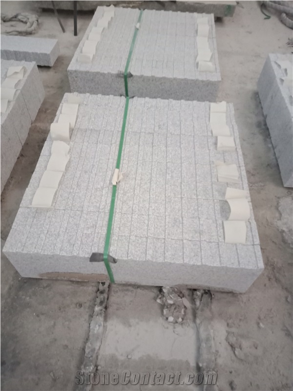 G655 Hazel White Granite Flamed Paving Stone