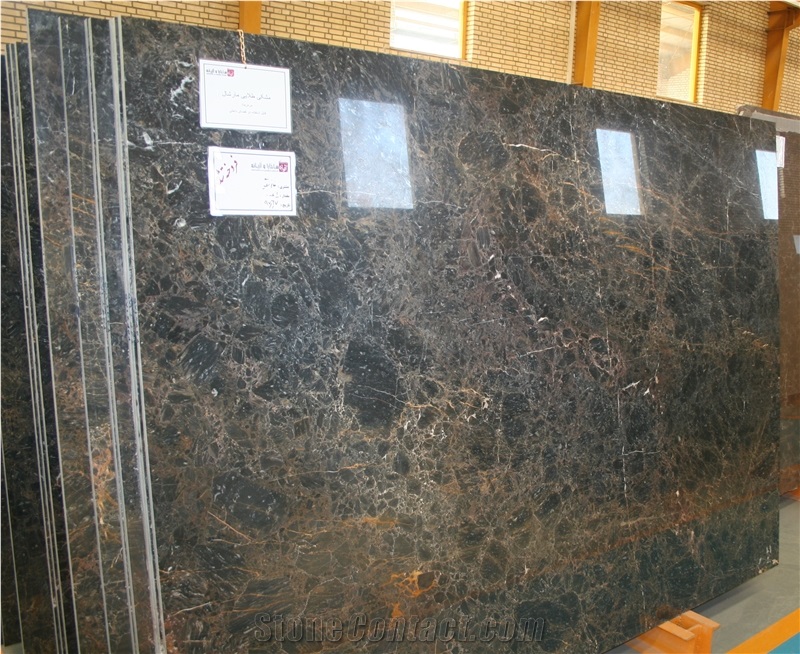 Black Marchal Marble, Cubism, Black Marshal Marble Slabs