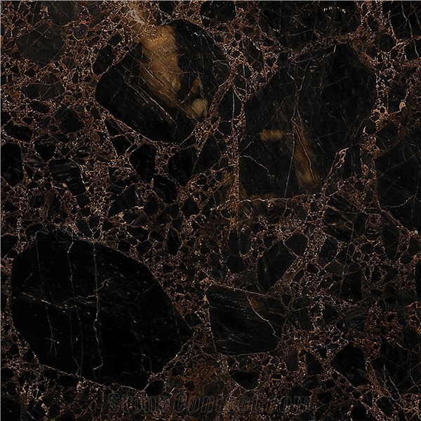 Black Marchal Marble, Cubism, Black Marshal Marble Slabs