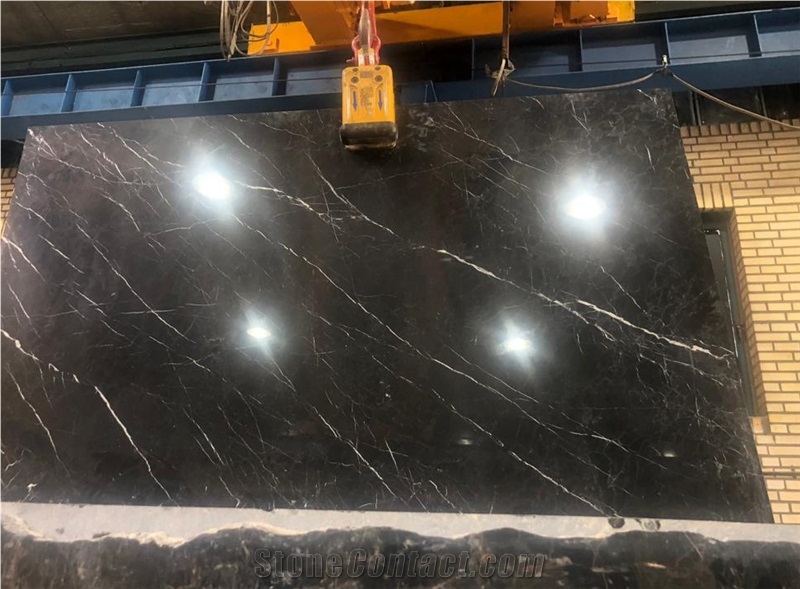 Persian Nero Marquina Marble Block