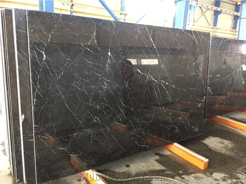 Persian Nero Marquina Marble Block